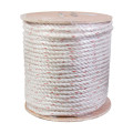 Poly packing rope with split film packed in coil